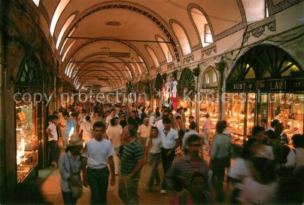 Istanbul Constantinopel Interieur du Grand Bazar Innenraum vom
