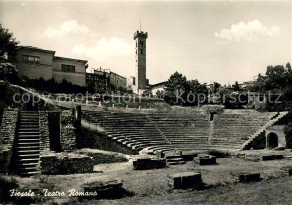 Fiesole Teatro Romano Ruinen Antike Stätte