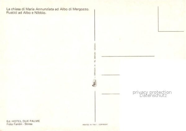 Albo di Mergozzo Chiesa di Maria Annunziata Rustici ad A – Bild 2