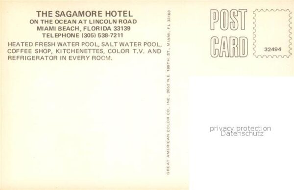 Miami Beach Sagamore Hotel on the Ocean Swimming Po – Bild 2