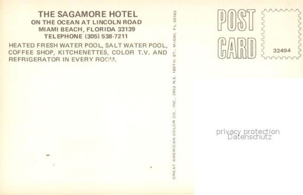 Miami Beach Sagamore Hotel on the Ocean Swimming Po – Bild 2