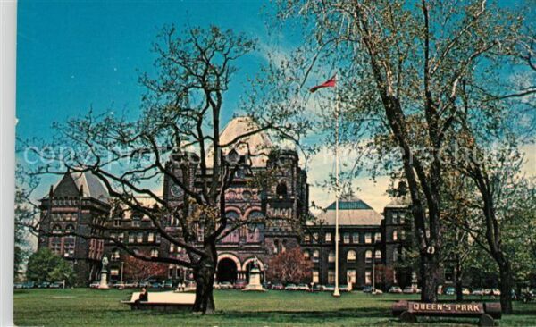 Toronto Canada Queens Park Provincial Parliament Build