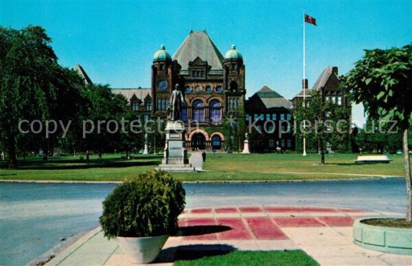 Toronto Canada Queens Park Provincial Parliament Build