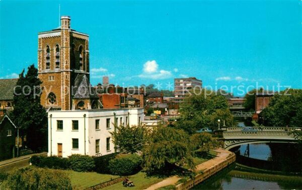 Guildford River Wey Bridge Church