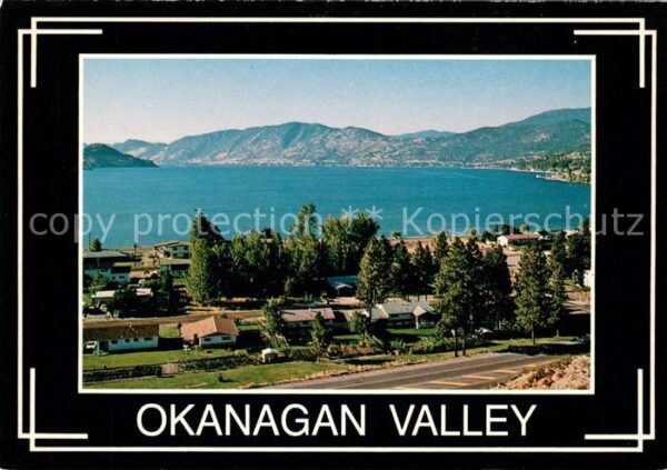 Peachland British Columbia Panorama Okanagan Valley Okanagan Lake