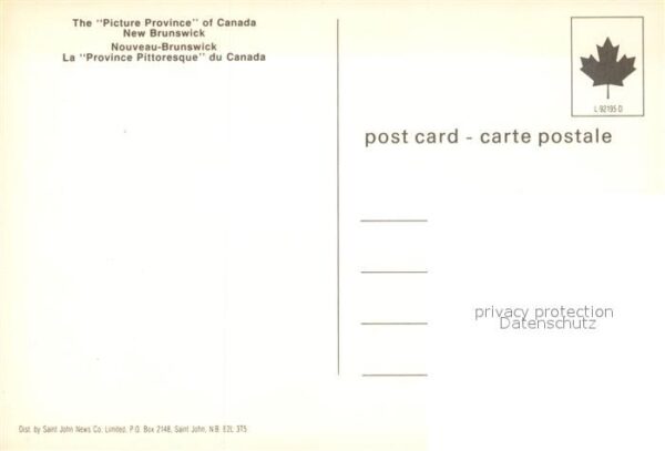 New Brunswick Nouveau Brunswick --- – Bild 2