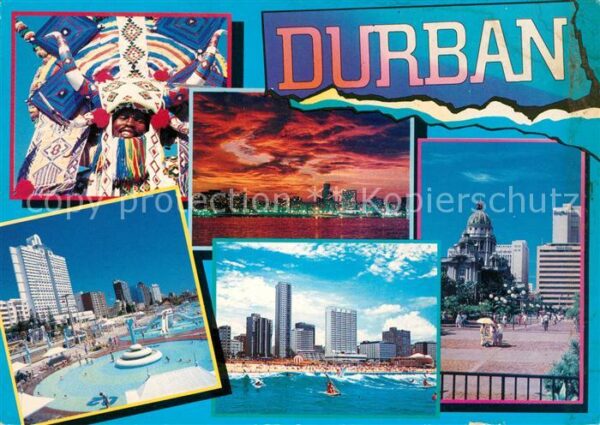 Durban South Africa Folklore Ricksha Boy Ferienresort Hotel