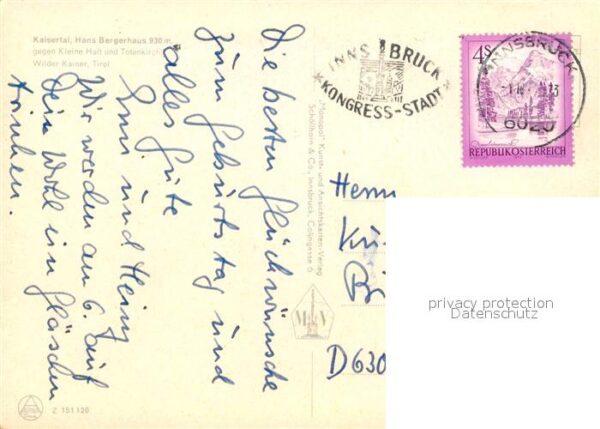 Kaisertal Hans Bergerhaus gegen Kleine Halt und T – Bild 2