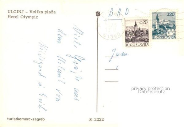 Ulcinj Velika plaza Hotel Olympic Badestrand H – Bild 2