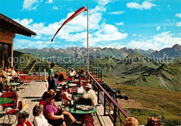 Diedamskopf Gipfelrestaurant Sonnenterrasse Bregenz