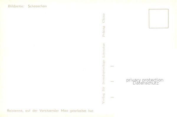Shaoshan Reistenne auf der Vorsitzender Mao gear – Bild 2