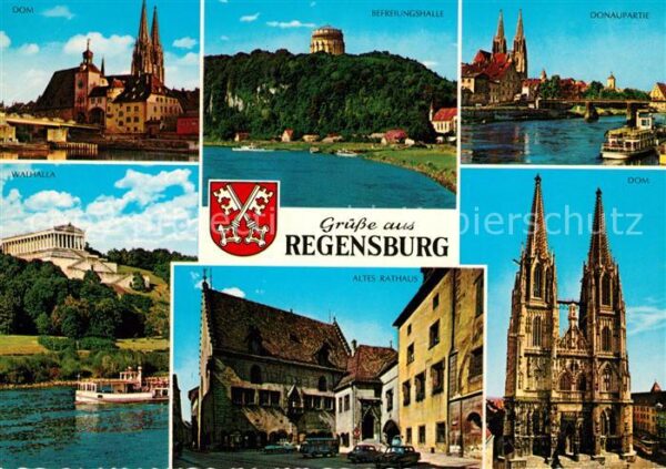 Regensburg Dom Befreiungshalle Donau Walhalla Alte