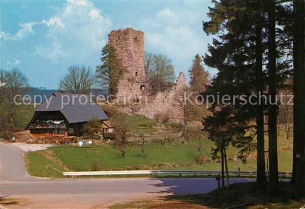 Koenigsfeld Schwarzwald Ruine Waldau