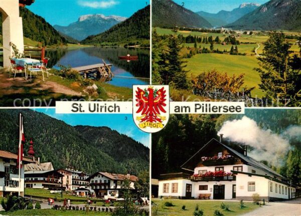 St Ulrich Pillersee Sommerfrische Blick zur Steinplatte Dor