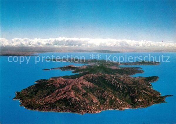 Isola d Elba Veduta dall aereo