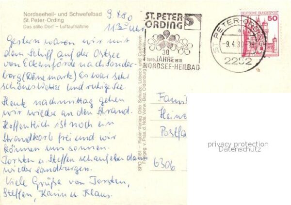 St Peter-Ording Nordseeheilbad Schwefelbad Das stille D – Bild 2