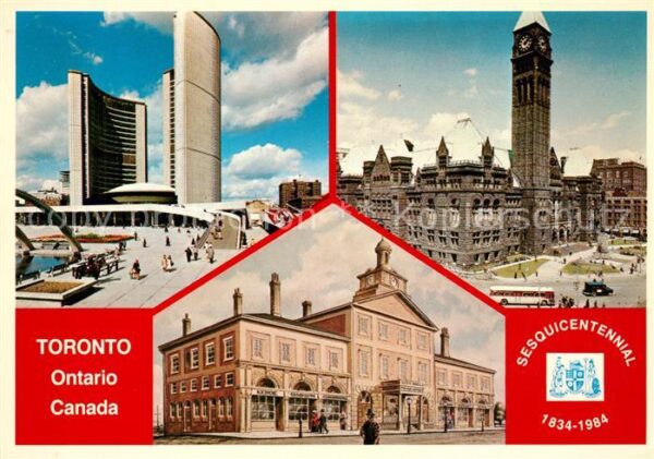 Toronto Canada Toronto's 150th birthday Sesquicentenni