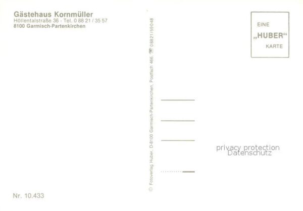Garmisch-Partenkirchen Gästehaus Kornmüller Alpenblick Huber K – Bild 2