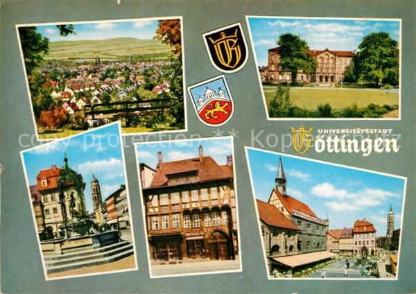 Goettingen Niedersachsen Panorama Universitätsstadt Blick vom Ha