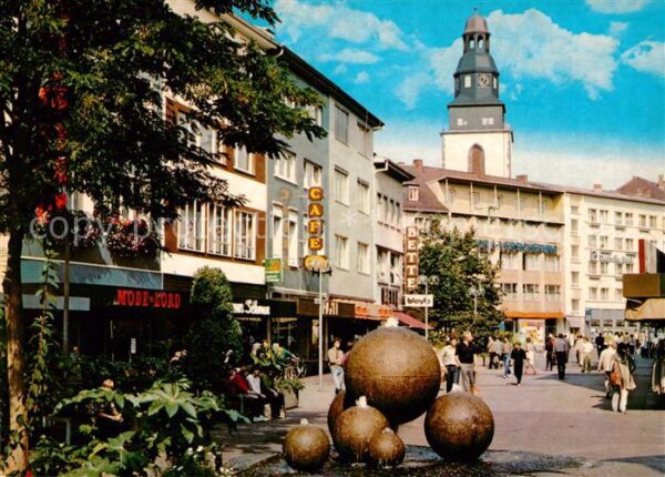 Giessen Lahn Kreuzplatz Fussgängerzone Universitätss