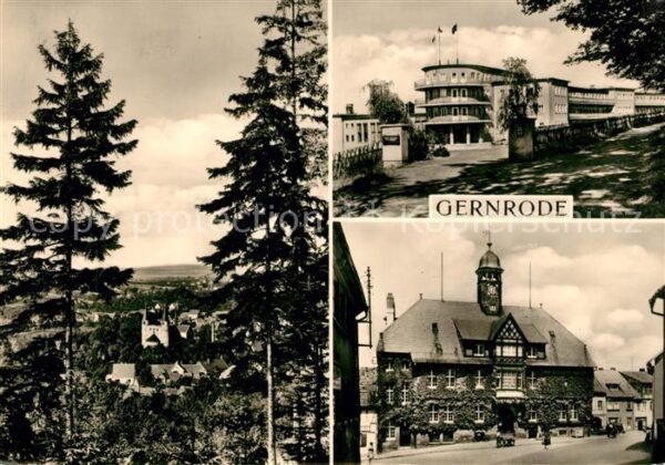 Gernrode Harz Landschaftspanorama Ferienheim Hotel Re