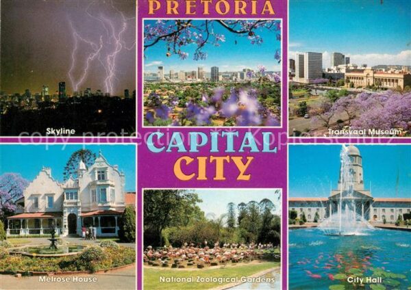 Pretoria Capital City Skyline Transvaal Museum M