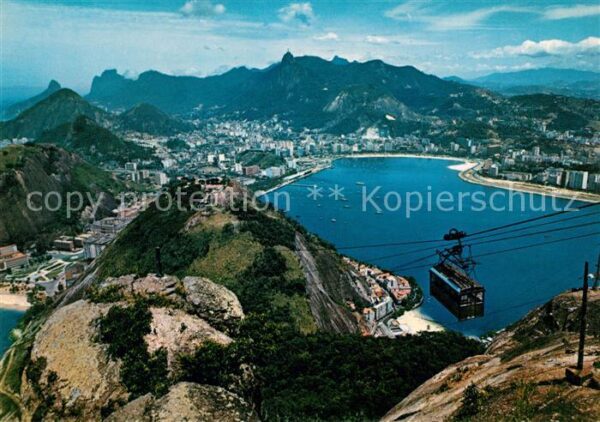 Rio de Janeiro Vista panoramica do alto do Pao de Acuc