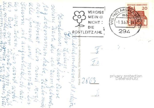 Wilhelmshaven Strassenpartien Leuchtturm Roter Sand R – Bild 2