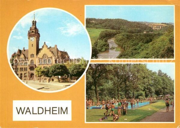 Waldheim Sachsen Rathaus Dietenhainer Viadukt Stadtbad a