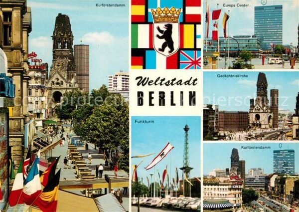 Berlin Kurfürstendamm Gedächtniskirche Europa