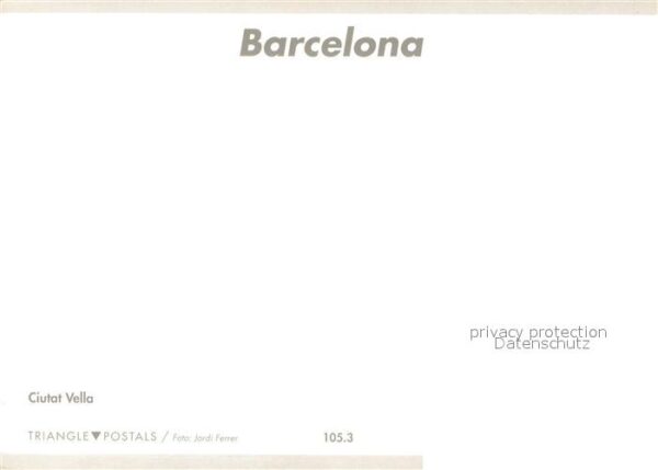 Barcelona Cataluna Ciutat Vella Altstadt – Bild 2