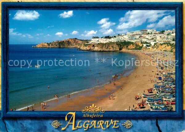 Albufeira Strandpanorama Algarve Küste