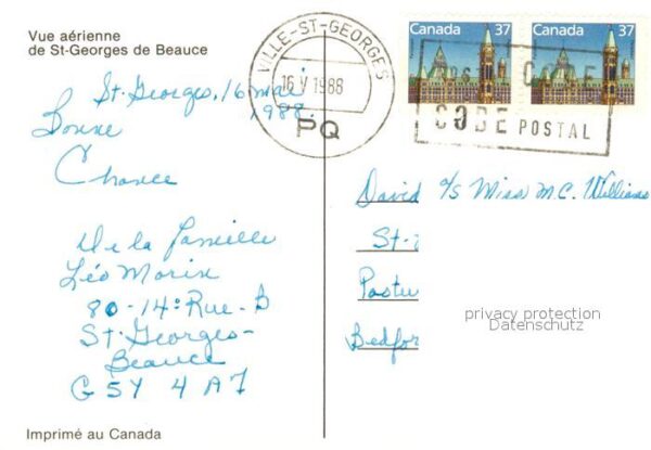 Canada State Fliegeraufnahme Saint Georges – Bild 2