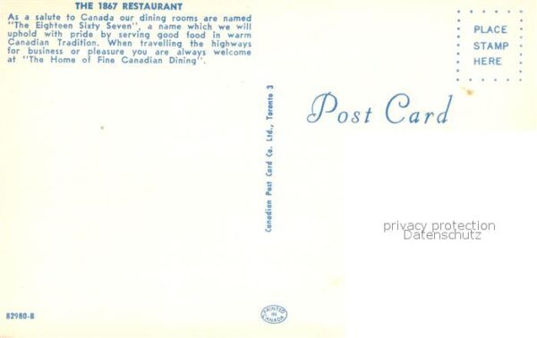 Canada State 1867 Restaurant – Bild 2