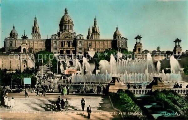 Barcelona Cataluna Park Palast