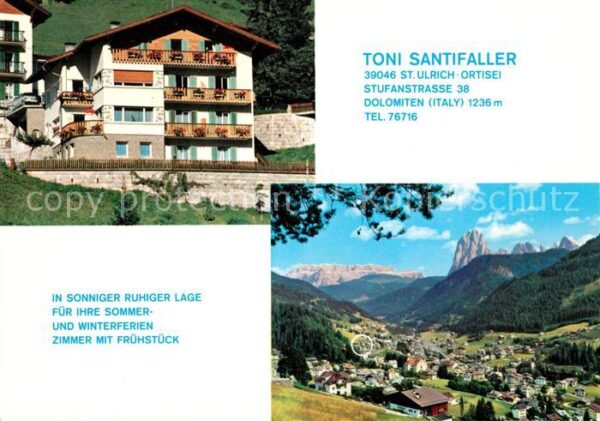 Ortisei St Ulrich Pension Santifaller