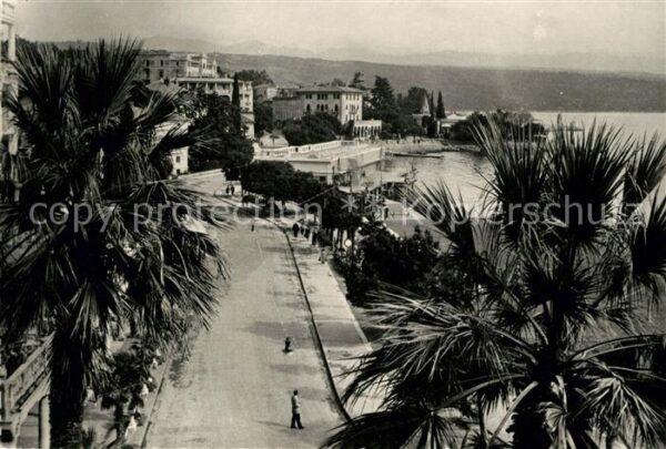 Opatija Abbazia Uferpromenade
