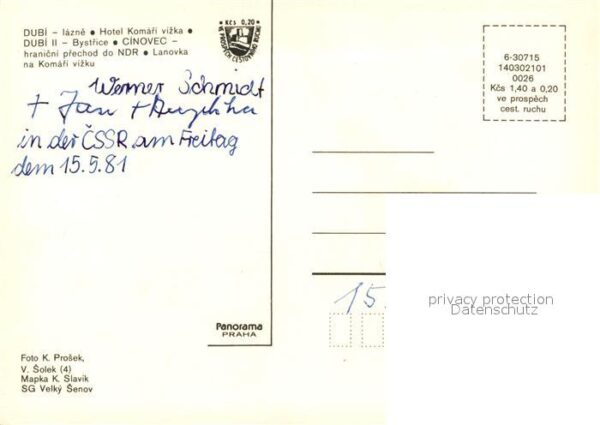 Dubi Bergbahn Staatsgrenze DDR Hotel Komari – Bild 2