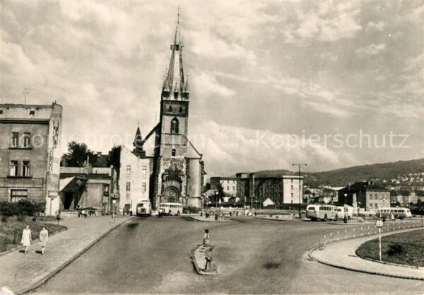 Usti nad Labem Kirche Busbahnhof