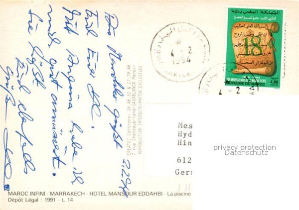Marrakech Marrakesch Hotel Mansour Eddahbi – Bild 2