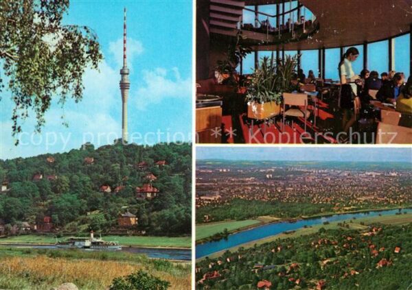 Dresden Fernsehturm Restaurant Panoramen