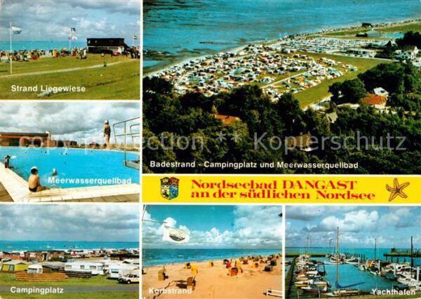 Dangast Nordseebad Strand Liegewiese Meerwasserquellbad Ca