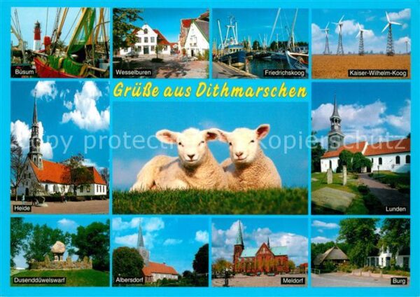 Buesum Nordseebad Wessenburen Friedrichskoog Kaiser Wilhe