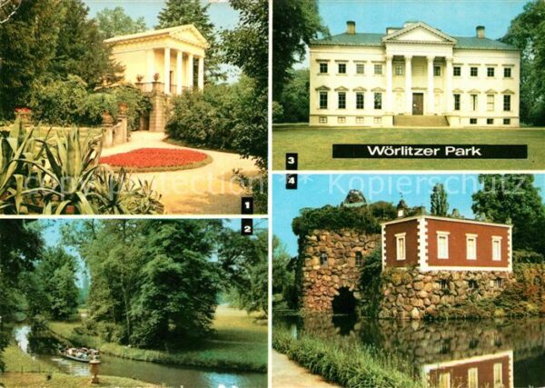 Woerlitz Floratempel Goldene Urne Schlossmuseum