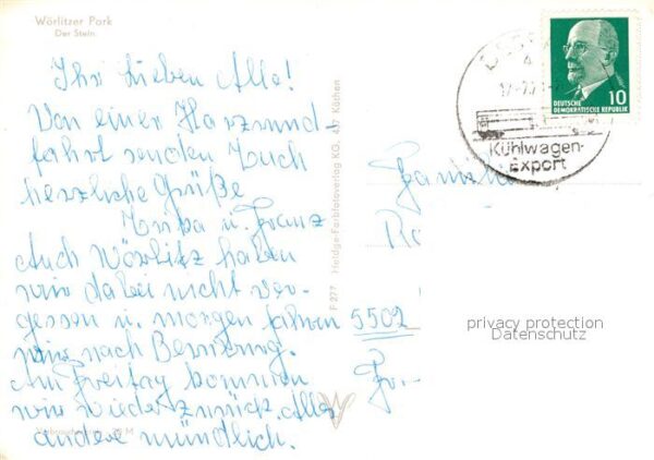 Woerlitz Wörlitzer Park Stein – Bild 2