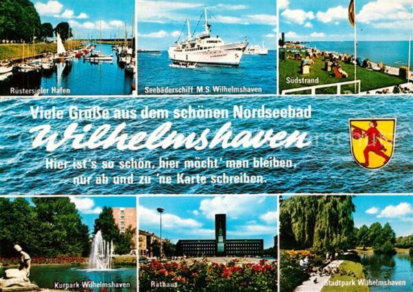 Wilhelmshaven Rüstersieler Hafen Seebäderschiff Südst