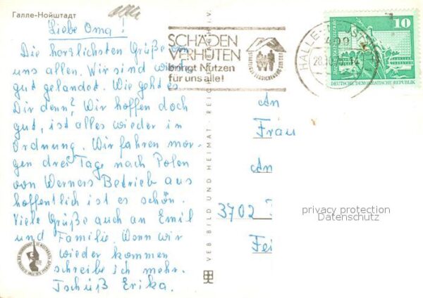 Halle-Neustadt Hochhäuser – Bild 2