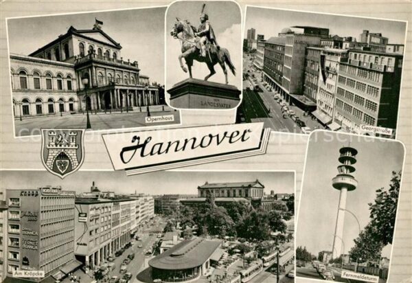 Hannover Opernhaus Georgstraße Kröpcke Fernmelde