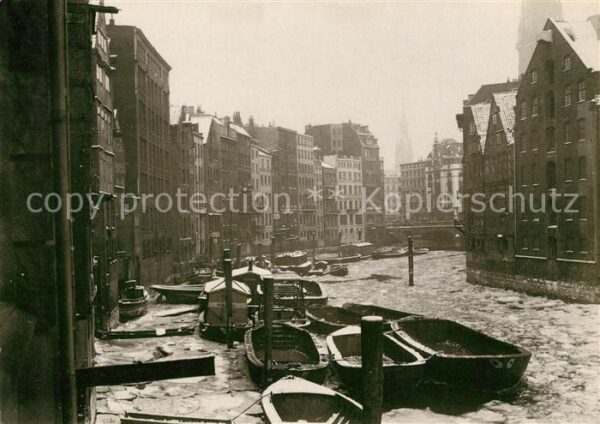 Hamburg Nicolaifleet Alstermündung 1929