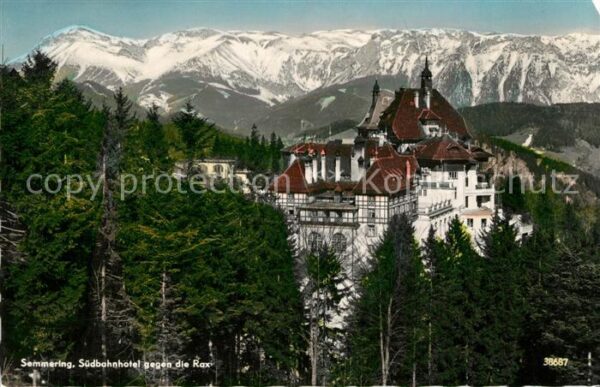 Semmering Niederoesterreich Südbahnhotel Rax